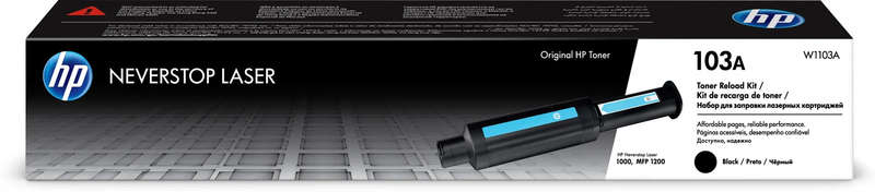 HP #103A BLACK ORIGINAL LASER RECHARGE KIT FOR NEVERSTOP LASER 1000/W LASER MFP 1200/W (PAGE YIEL...