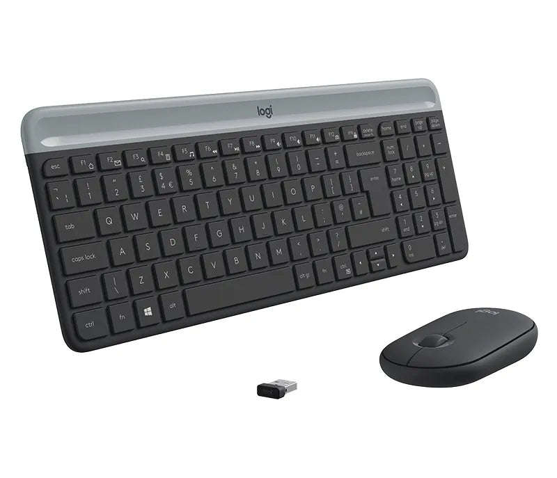 Logitech Wireless Keyboard and Mouse Combo MK470 (GRAPHITE) 2-Year Limited Hardware warranty