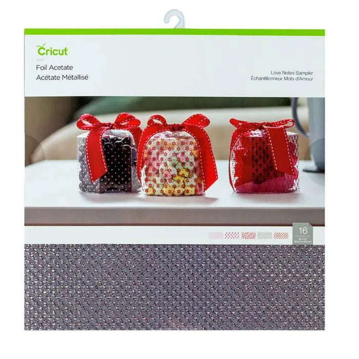 2006309 - Cricut Foil Acetate 30x30cm; ; 16-sheets (Love Notes).