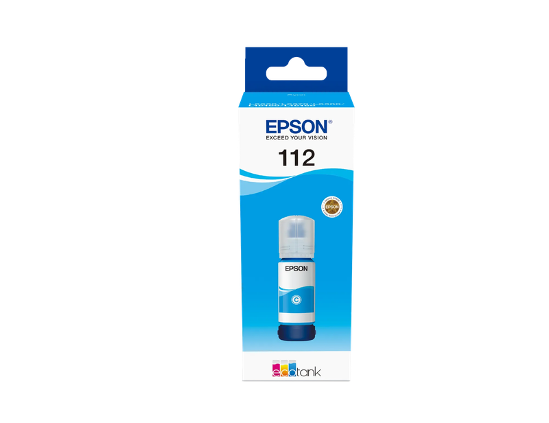 Epson 112 EcoTank Pigment Cyan ink bottle (70 ml)