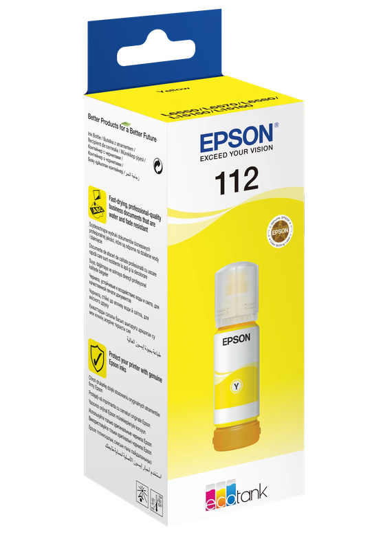 Epson 112 EcoTank Pigment Yellow ink bottle (70 ml)