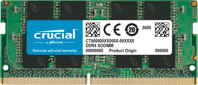 Crucial 16GB 3200MHz DDR4 SODIMM Notebook Memory
