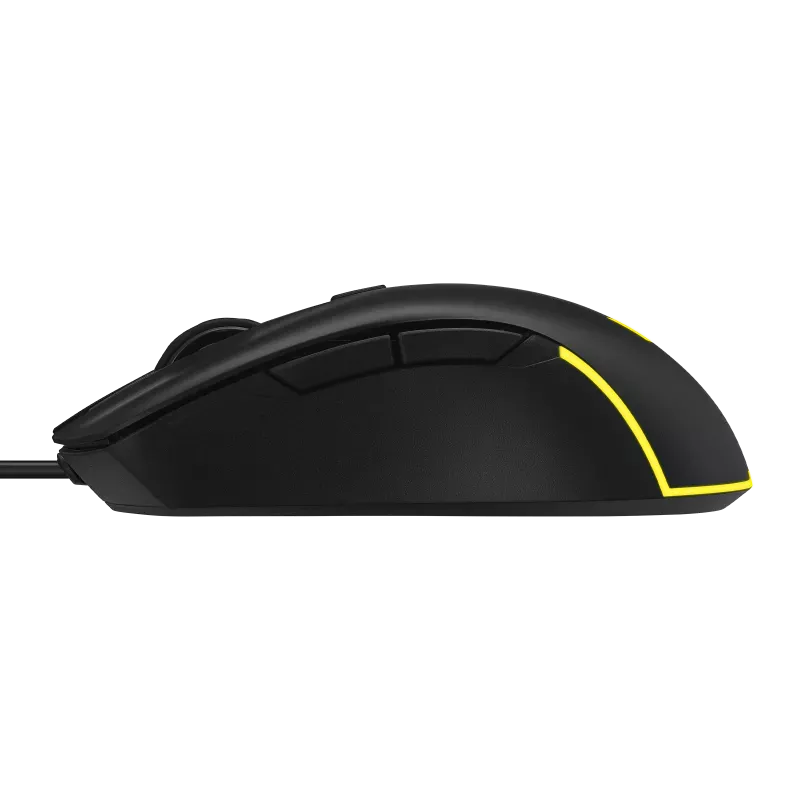 ASUS Gaming mouse/Wired/USB 2.0/Aura Sync/Win10/IP56/11/123x68x40mm/59g w/o cable/BLK/6 buttons/S...