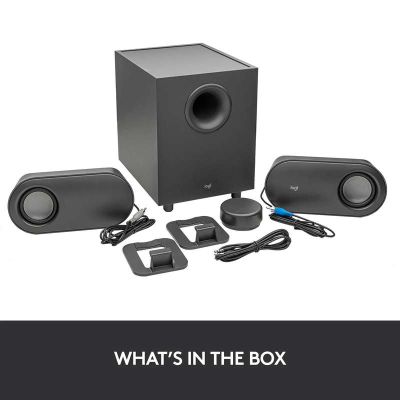 Logitech Z407 Bluetooth computer speakers with subwoofer and wireless control - GRAPHITE - BT - N...