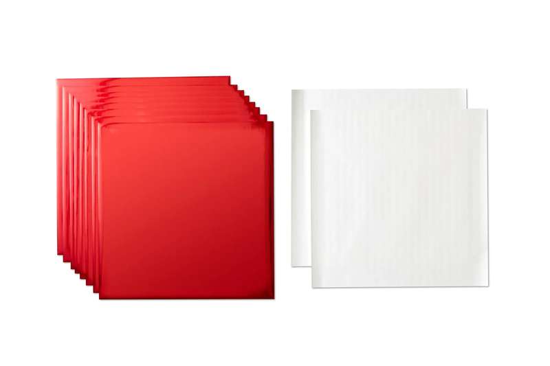 2008721 - Cricut Transfer Foil Sheets 30x30cm 8 sheets (Red) .