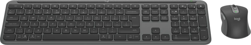 920-012490- LOGITECH® MK950 SIGNATURE SLIM COMBO CONNECT VIA BLUETOOTH OR LOGI BOLT USB- GRAPHITE