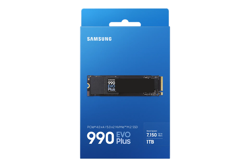 SAMSUNG MZ-V9S1T0BW 990 EVO Plus 1TB NVMe SSD - Read Speed up to 7150 MB/s; Write Speed to up 630...