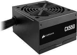 Corsair CX550 - 550 Watt 80 PLUS Bronze; 5yr Warranty; ATX (1); EPS (1); PCI-E (2); 4-Pin Periphe...