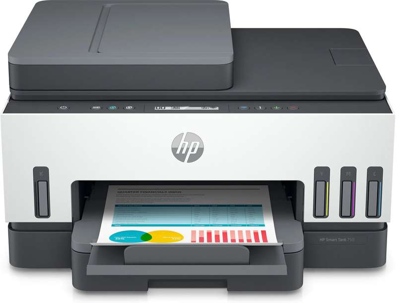 HP SMART TANK 750 COLOUR AIO/3 IN 1/PRINT/COPY/SCAN/WIRELESS/WI-FI DIRECT/MOBILE PRINTING