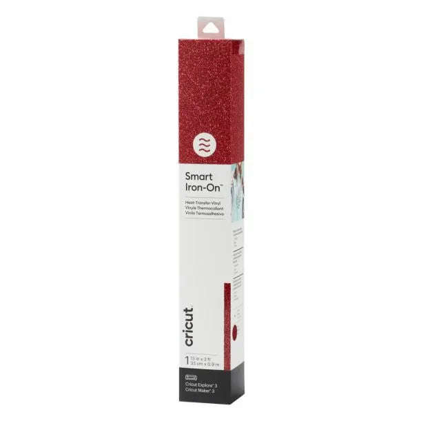 2008675: Cricut Smart Iron-on 33x91cm 1 sheet (Glitter Red)