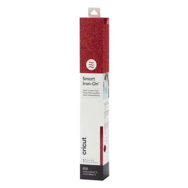 2008675: Cricut Smart Iron-on 33x91cm 1 sheet (Glitter Red)