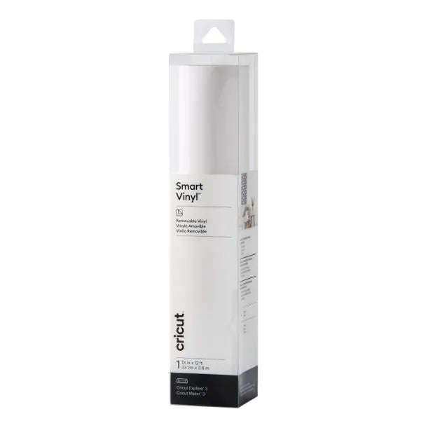 2009052: Cricut Smart Vinyl Removable 33X366Cm 1 Sheet (White)