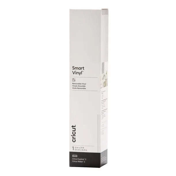 2008649: Cricut Smart Vinyl Removable 33X640Cm 1 Sheet (White)