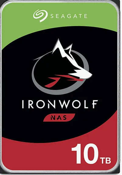 Seagate Ironwolf 10TB 3.5'' HDD NAS Drives;256MB cache; RPM 7200