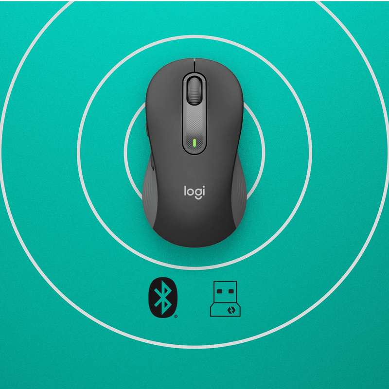 Logitech M650 Signature Graphite Wireless & Bluetooth Mouse