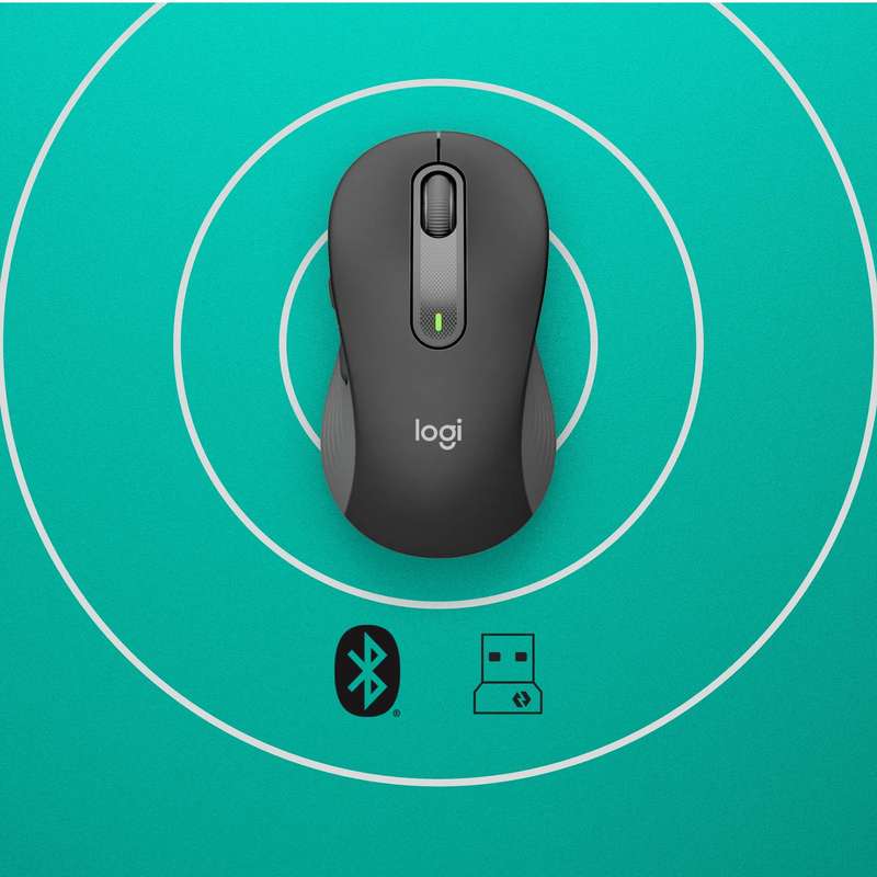 Logitech M650 Signature Graphite Wireless & Bluetooth Mouse