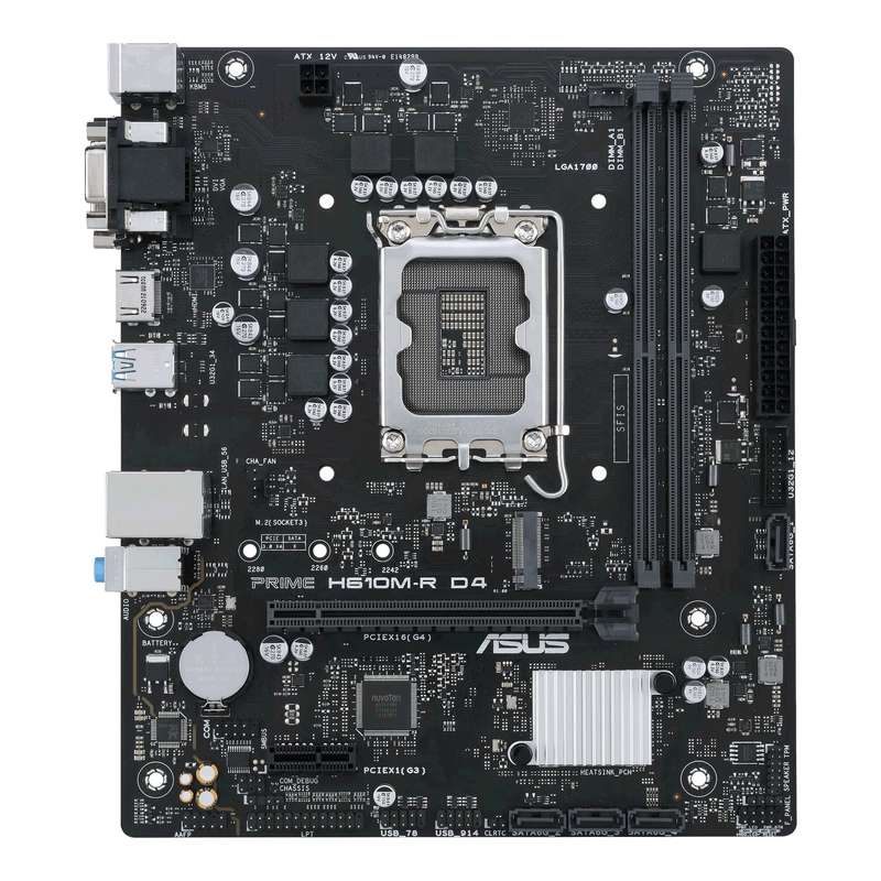 ASUS Motherboard/LGA1700/12/13/14Gen/DDR4/1xM.2/4xSATA/1xPCIe4x16/1xPCIe3x1/ D-Sub/HDMI/DVI/PS2/4...