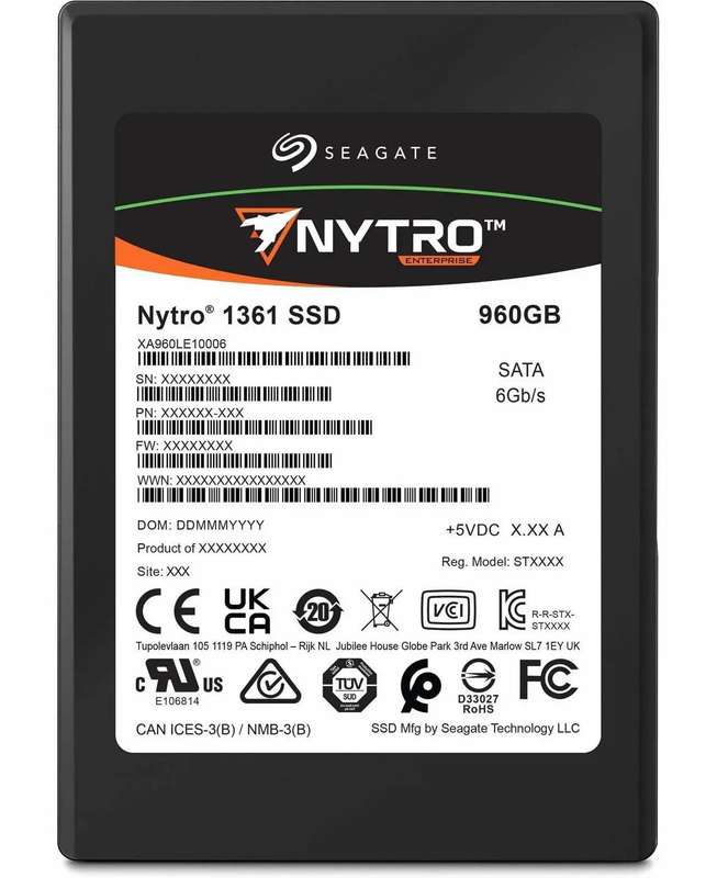 Seagate Nytro 1361 960GB SATA 2.5 Inch Enterprise SSD