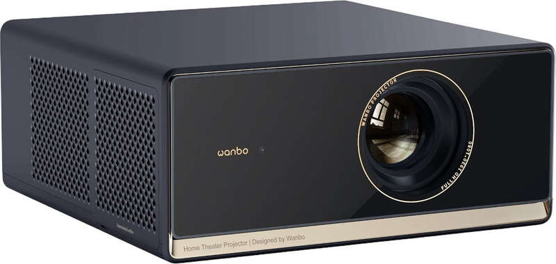WANBO X5 Pro Full HD Smart Projector (1080p, 1100 ANSI Lumens, Android TV, ASA 3.0, 5GHz Wi-Fi, A...
