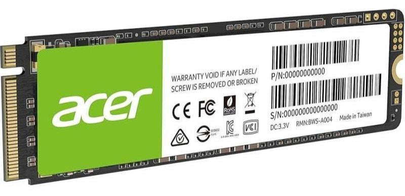 Acer FA100 512GB PCIe Gen3 x4 M.2 NVMe SSD - High-Speed Storage Solution