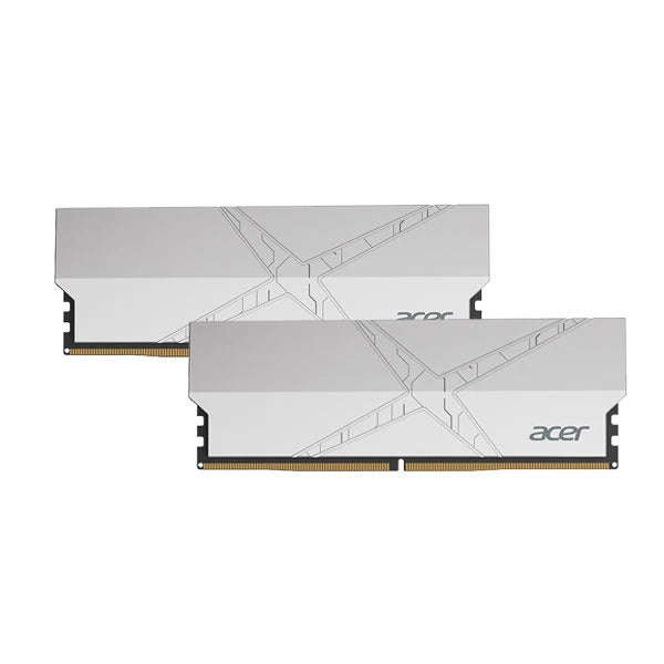 Acer HT200 32GB (2x16GB) DDR5 6000MHz 288-Pin Desktop RAM with Heatsink Kit - Silver