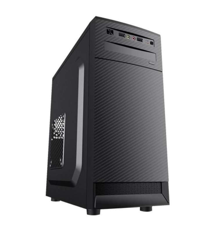 Black Computer Case with 450W Power Supply - ATX + Micro ATX - VC-08A43-BK