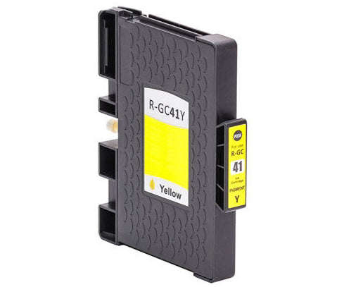 Compatible Gel Ink Ricoh GC41Y Yellow Cartridge - GEN.GC41Y