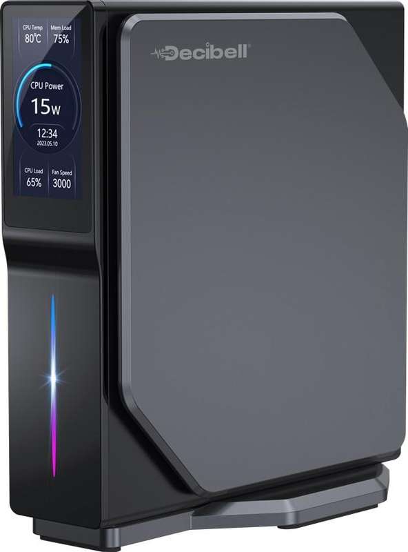 Decibell Mini Desktop Tower PC S1 Intel Alder Lake-N N100, 16GB RAM, 512GB SSD, Windows 11 Pro
