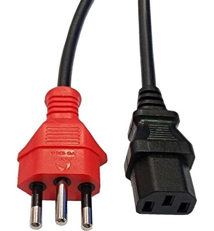 Dedicated Power Cable New SA Plug Type-N to IEC (kettle) 1.8m - PC-6PDCIC073BK1.8