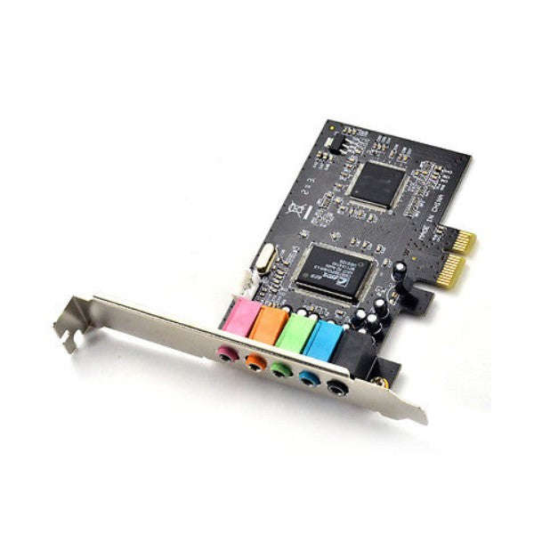 Enhanced 5.1 Channel PCI-E Audio Card for Immersive Computer Sound Experience - E0010