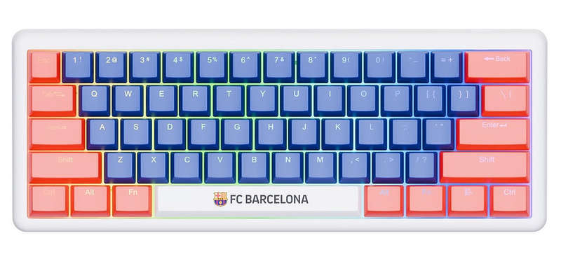 FCB KR2 Multi-Mode Wireless Mechanical Gaming Keyboard - Bluetooth, 2.4GHz, Type-C Connectivity -...