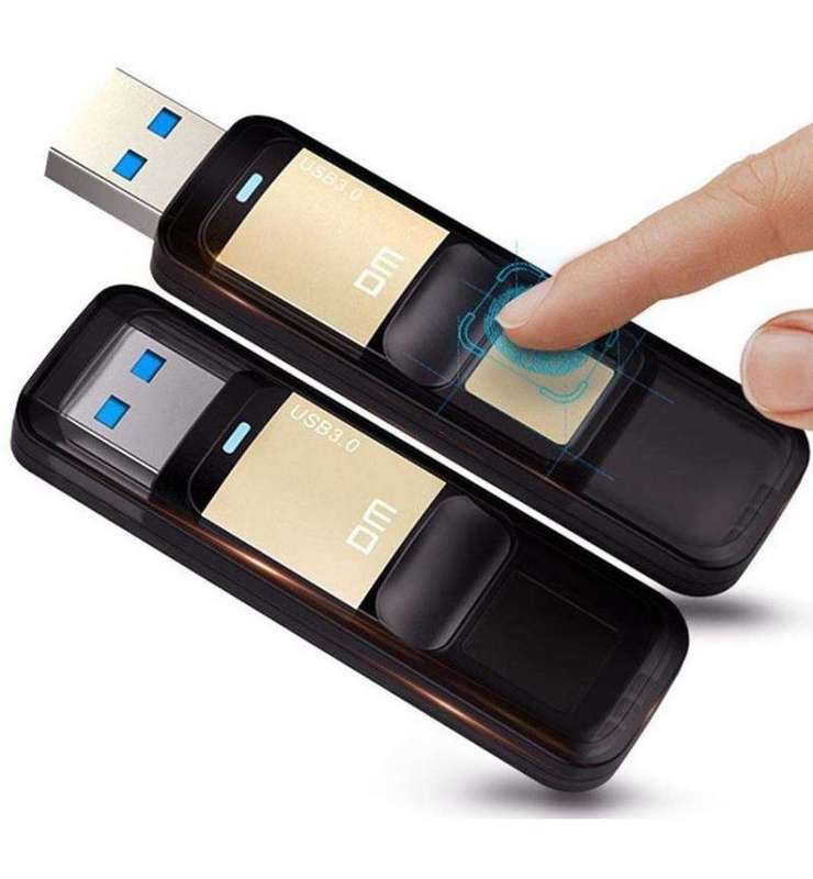 Fingerprint-Encrypted Flash Drive 64GB USB 3.0 - PD06164GB
