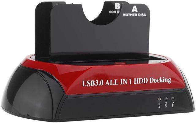 Usb3 To Dual SATA Dock for 2.5-Inch and 3.5-Inch Sata Drives (SSD+ HDD)