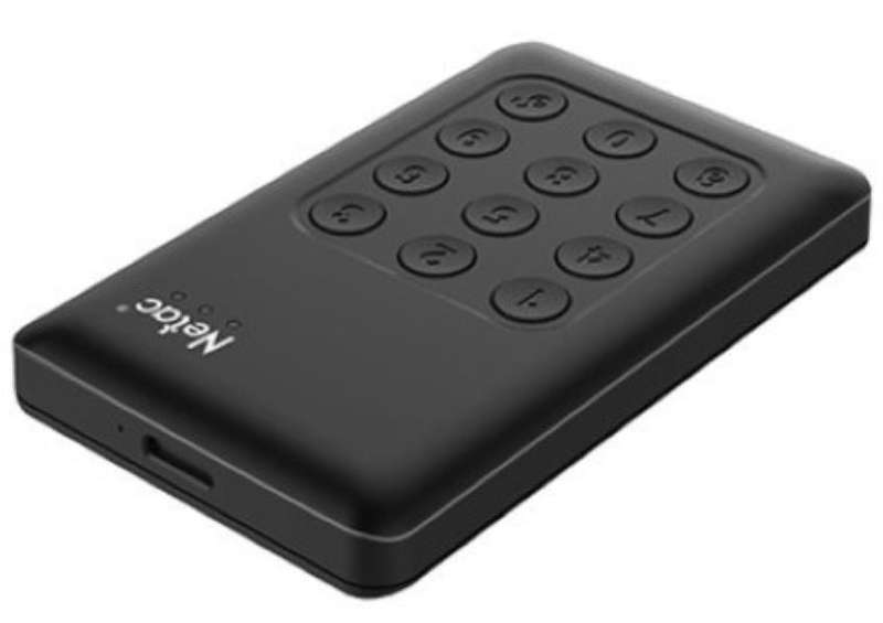 Netac 2.5 USB3 1TB SECURE External Hard Drive with AES256 Encryption
