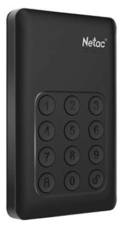 Netac 2.5 USB3 1TB SECURE External Hard Drive with AES256 Encryption