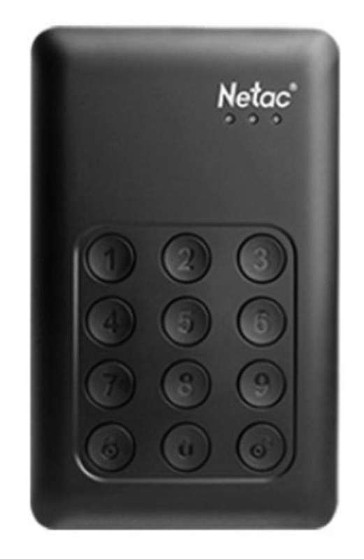Netac 2.5 USB3 1TB SECURE External Hard Drive with AES256 Encryption