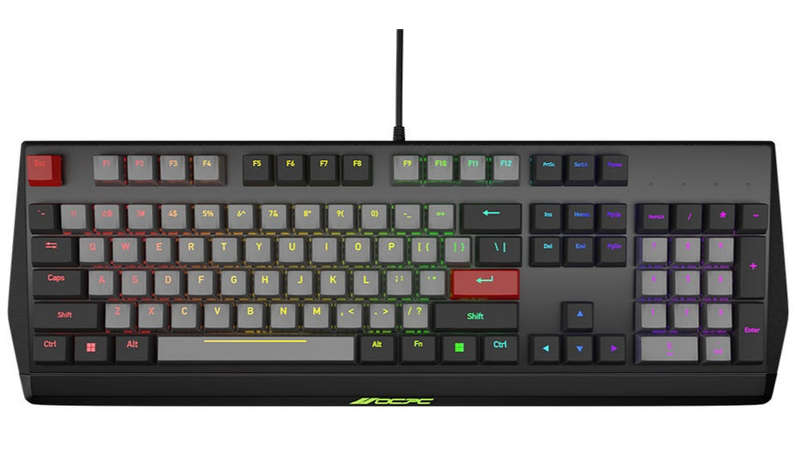 KR1 Professional Wired Gaming Mechanical Keyboard with Gateron Switch - OCPSGKR1BL