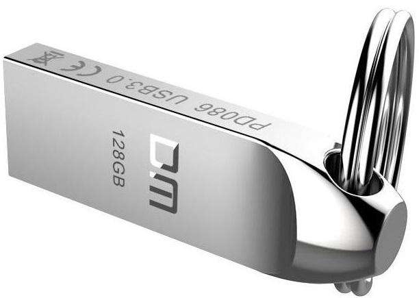 Key Ring Flash Drive 128GB USB 3.0 Metallic - PD0863128GB