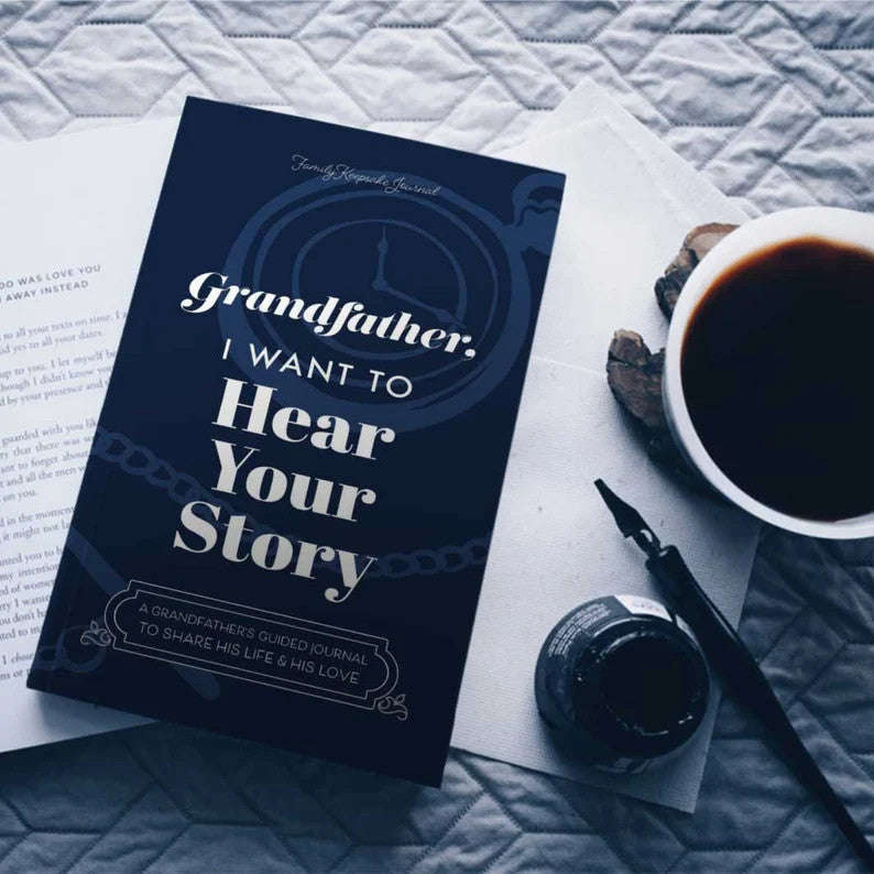 Legacy Journal for Grandfather - A Family Treasure for Storytelling and Memories - BK-003