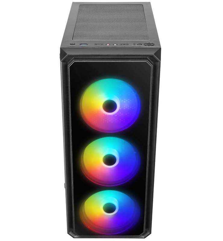 M-Link Black Gaming Case is a sleek and functional ATX/Micro ATX (No PSU) chassis VC-20A902