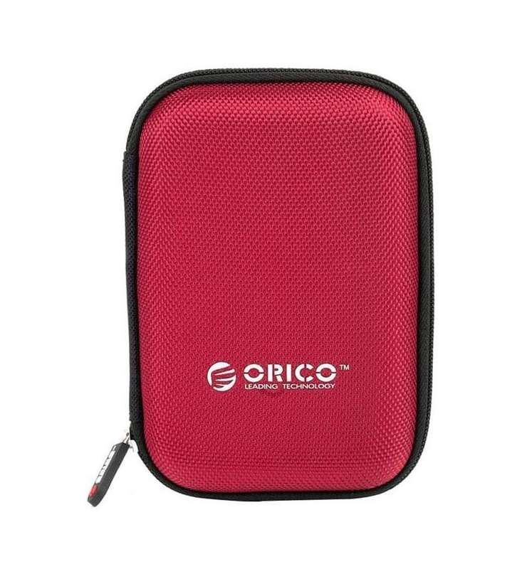ORICO 2.5-Inch Portable Hard Drive Storage Case - Red - PHD-25-RD
