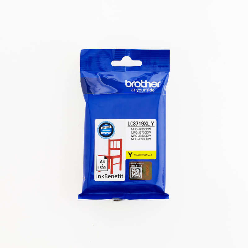 Brother / High Yield Yellow Cartridge for MFCJ3530/ MFCJ3930/ MFCJ2330DW/ MFCJ2730DW