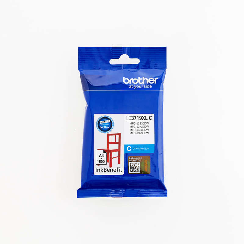 Brother / High Yield Cyan Cartridge for MFCJ3530/ MFCJ3930/ MFCJ2330DW/ MFCJ2730DW