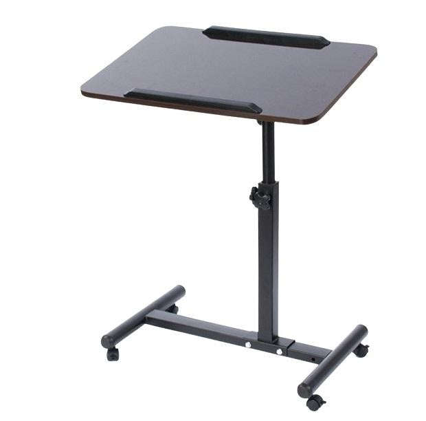 TBYTE Portable Laptop & Projector Trolley - Adjustable Height Black Finish - LTS-3-DK