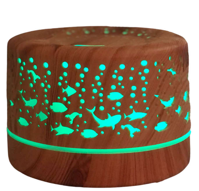 500ml Ultrasonic Aroma Diffuser - 7 Soothing LED Colors