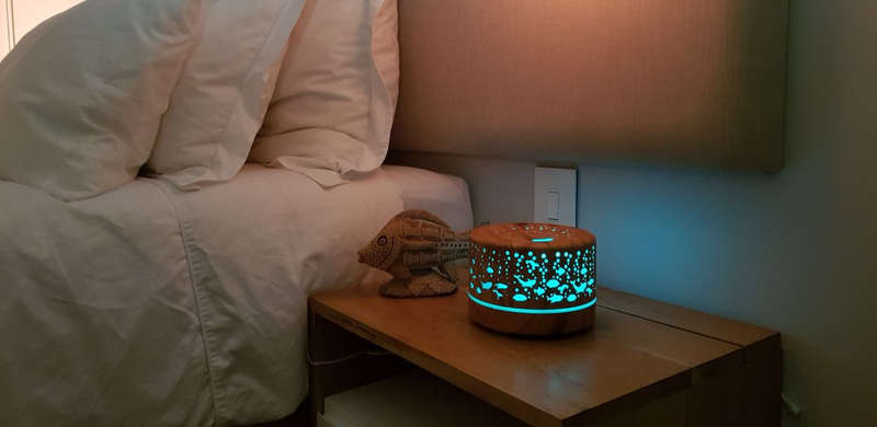 500ml Ultrasonic Aroma Diffuser - 7 Soothing LED Colors