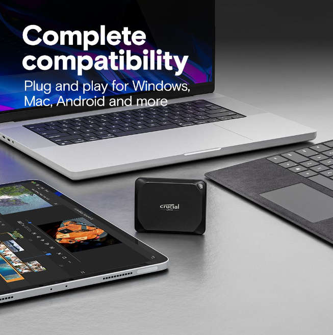 Crucial X10 1TB Type-C Portable SSD