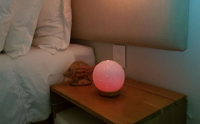 3D Moon Lamp Aromatherapy Diffuser with Wooden Base  Relaxing and Stylish Home Decor