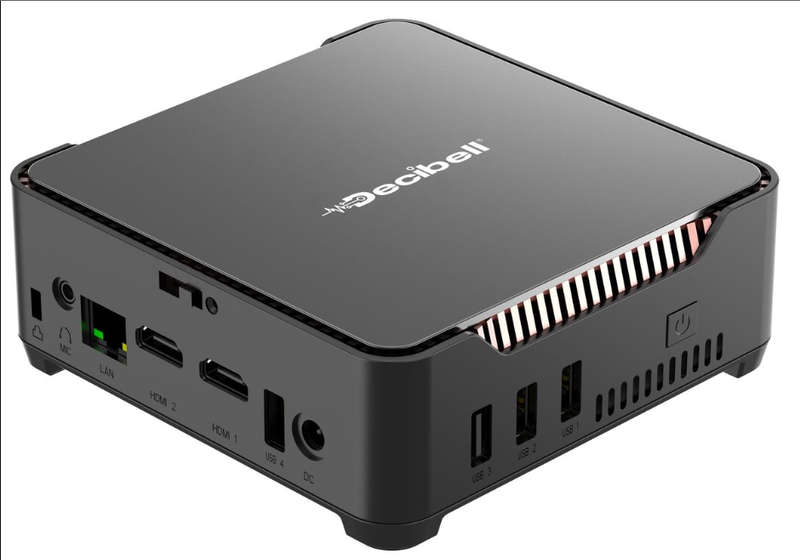 Compact Decibell Mini PC, Powerful, and Ready for 4K Performance
