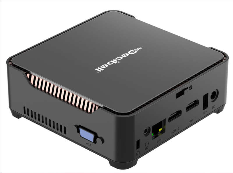 Compact Decibell Mini PC, Powerful, and Ready for 4K Performance